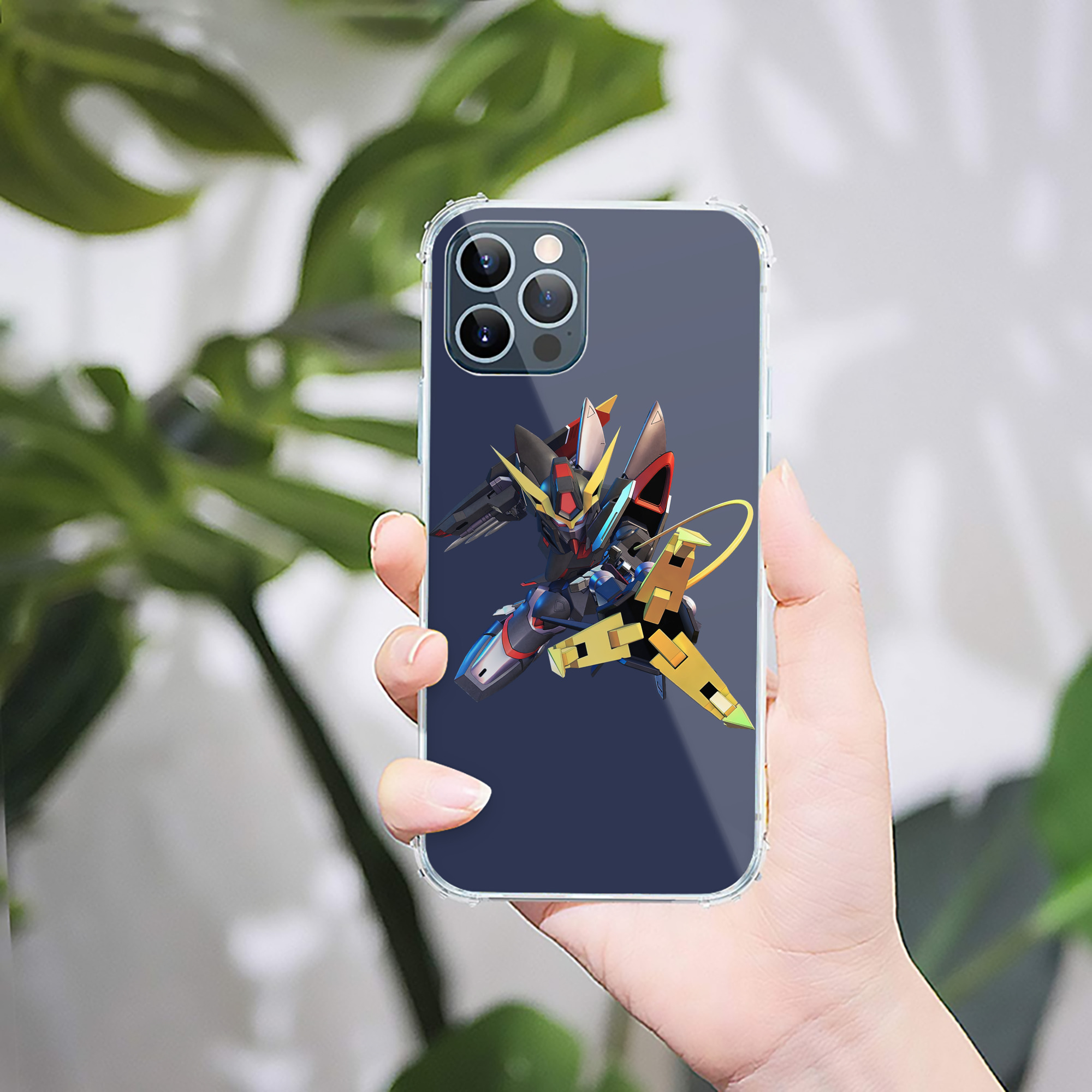 （画像用） 機動戦士ガンダム Mobile Suit Gundam 【iPhone 12シリーズ対応】透明スマホケース（クリアソフトケース）